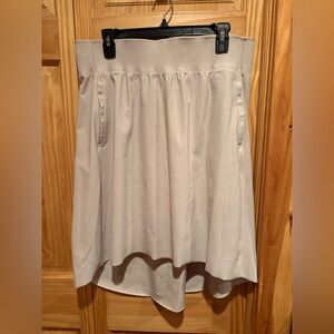 Athleta cosmic Cream High-Low Skirt